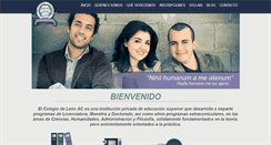 Desktop Screenshot of elcolegiodeleon.org